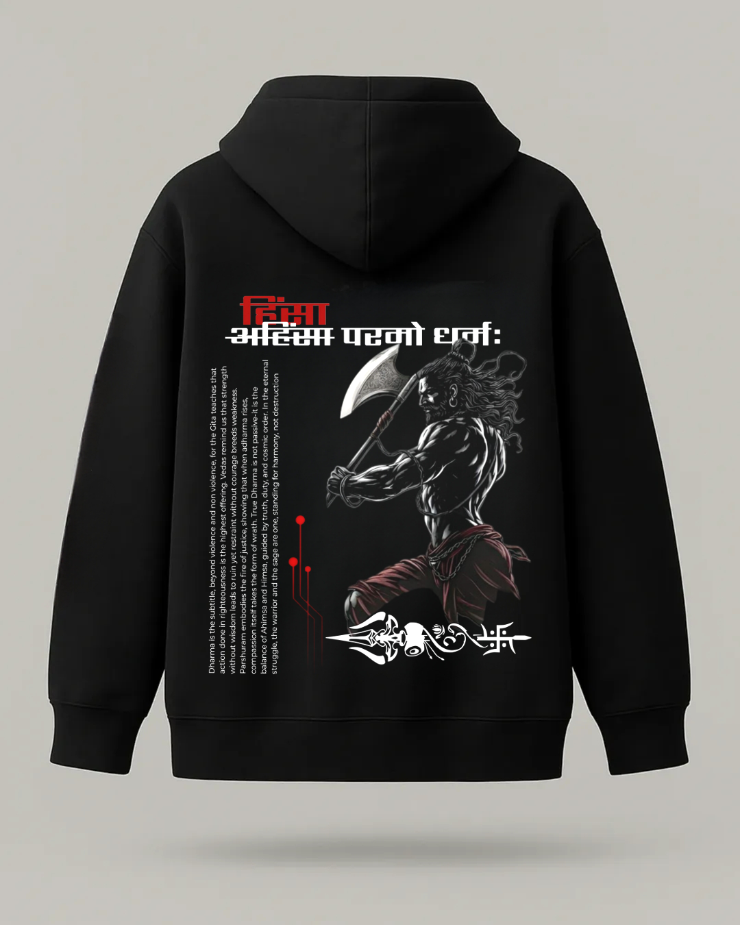 Ahinsa Parmo Dharma Hoodie (Regular)